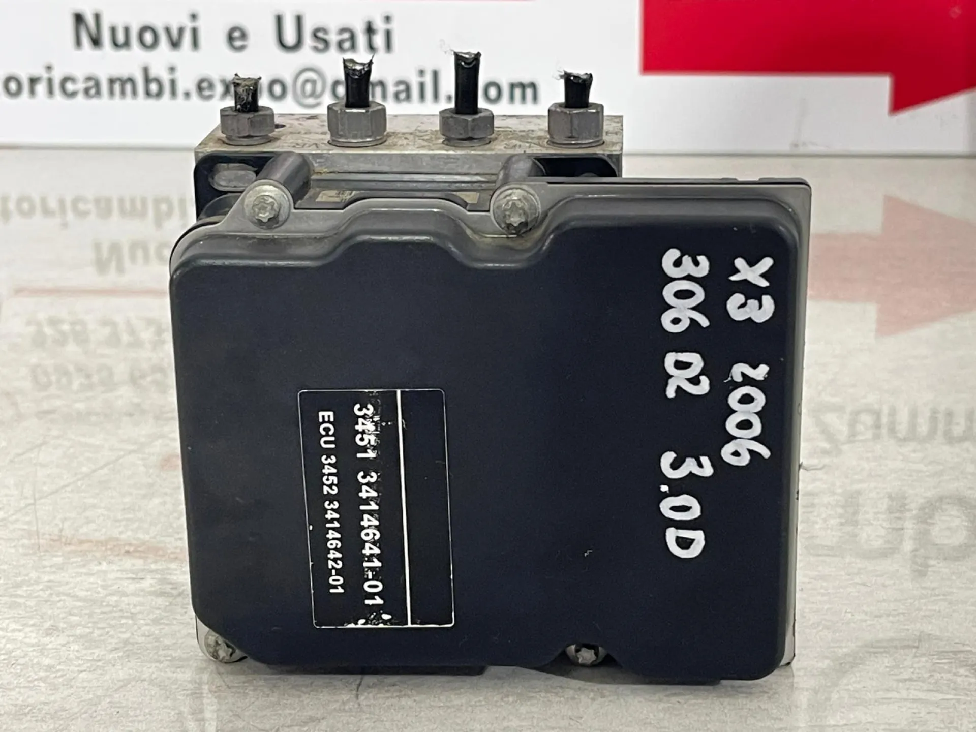 ABS con codice 0265234035 da 34513450270 BMW X3 1° Serie con codice motore 306D2 Diesel 3000