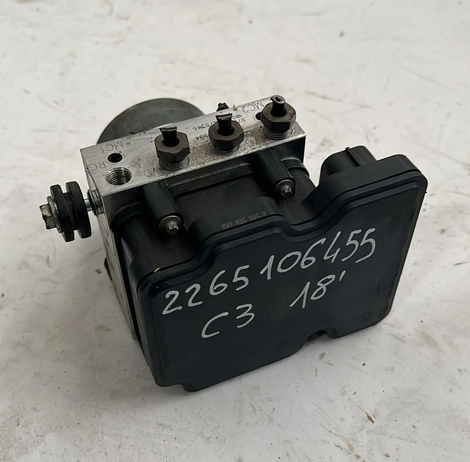 ABS Citroen C3 1.2 B del 2018 CODICE RICAMBIO : 2265106455