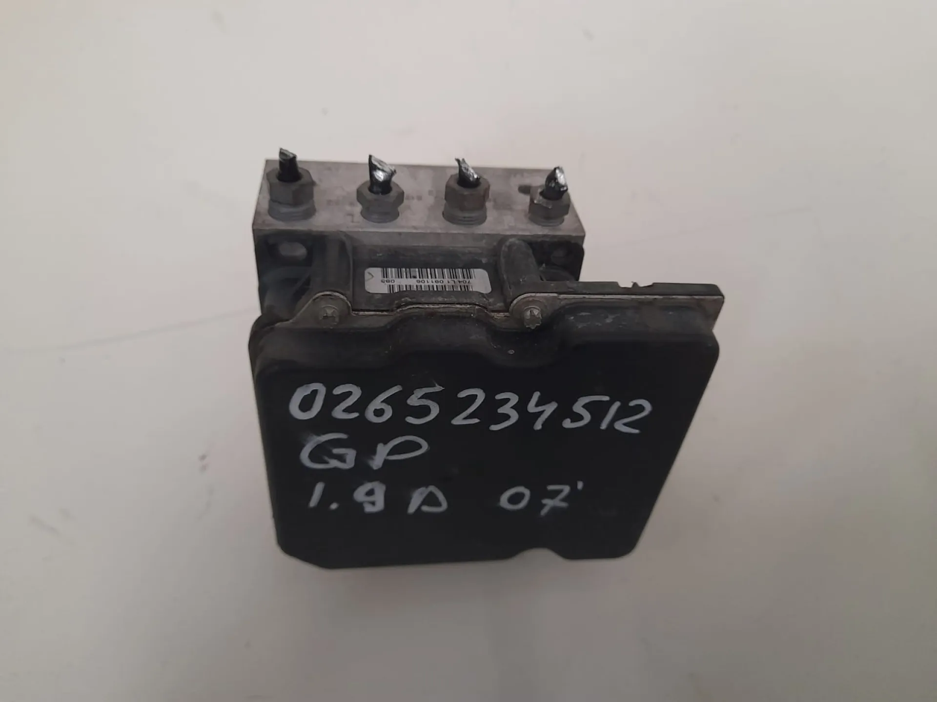 ABS Fiat Grande Punto 1.9 D del 2006 CODICE RICAMBIO : 0265234512