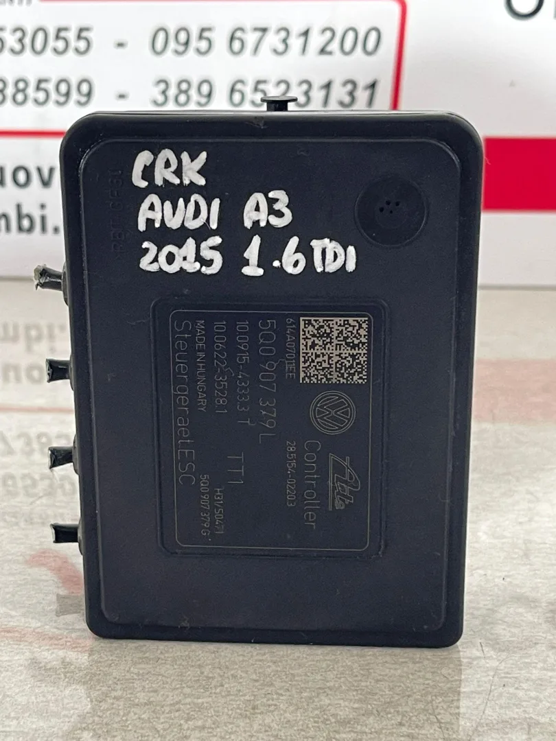 ABS con codice 5Q0614517K da 5Q0614517KBEF AUDI A3 Serie (8V1) con codice motore CRK Diesel 1600