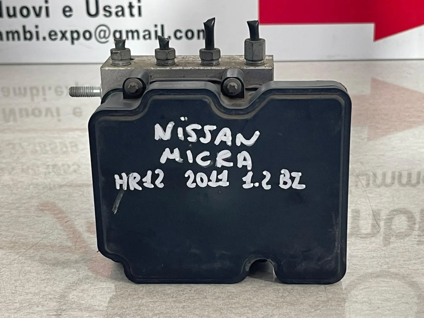 ABS con codice 0265956012 da 476603HN6A NISSAN Micra 7° Serie con codice motore HR12 Benzina 1200