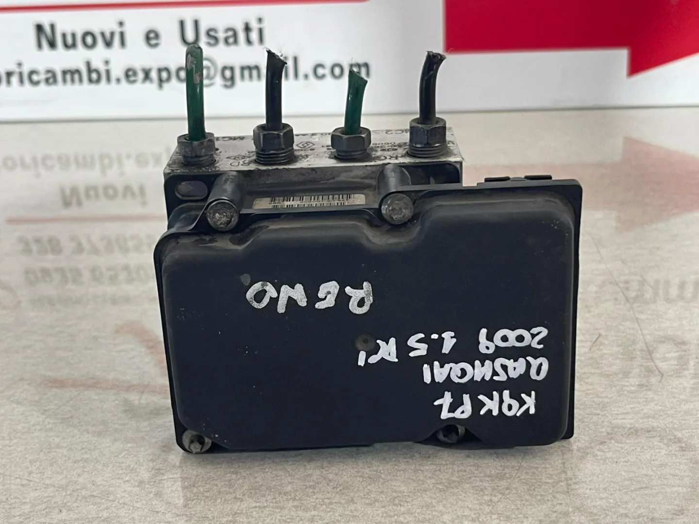 ABS con codice 0265800519 da 47660JD07A NISSAN Qashqai 1° Serie con codice motore K9K P7 Diesel 1500