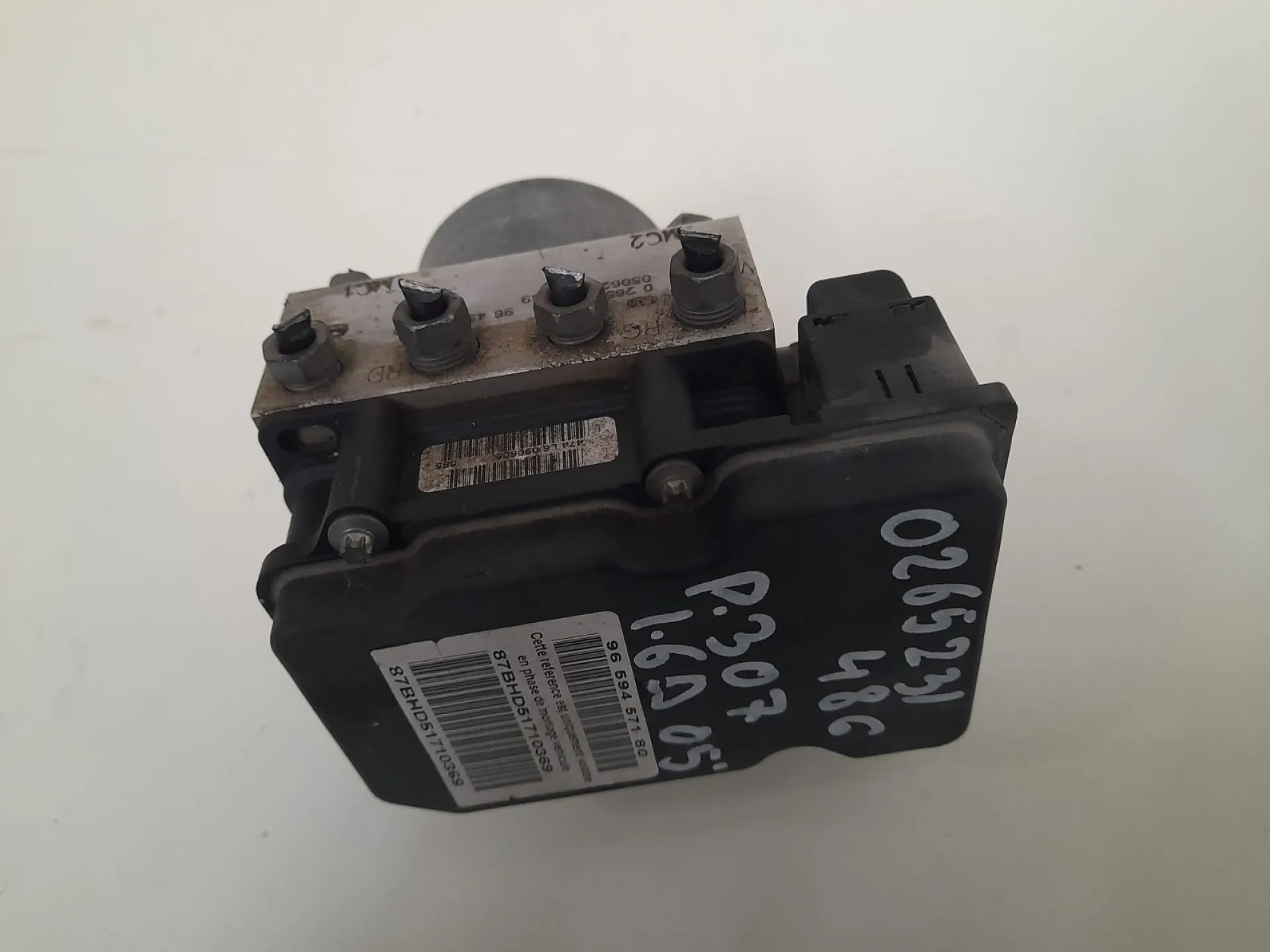 ABS Peugeot 307 1.6 D del 2005 CODICE RICAMBIO : 0265231486