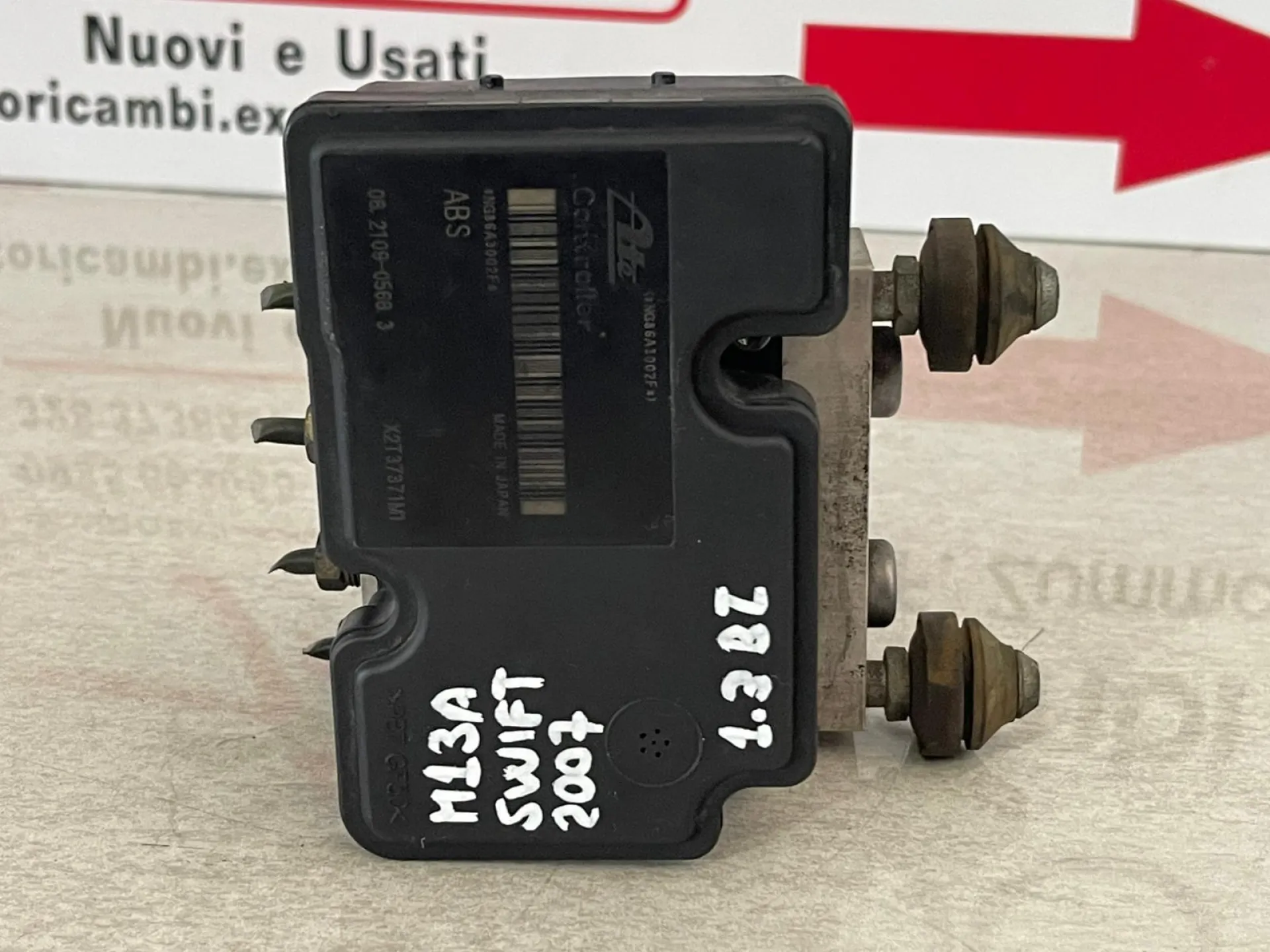 ABS con codice 06.2109-0566.3 da SUZUKI Swift 4° Serie Benzina 1300 (04>10)