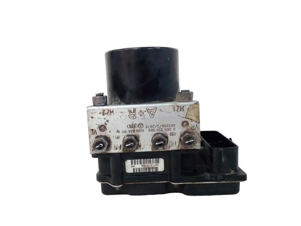 ABS con codice 6Q0614117N / 0265231568 da VOLKSWAGEN Polo 4° Serie con codice motore BUD/BUD Benzina 1400 (01>09)