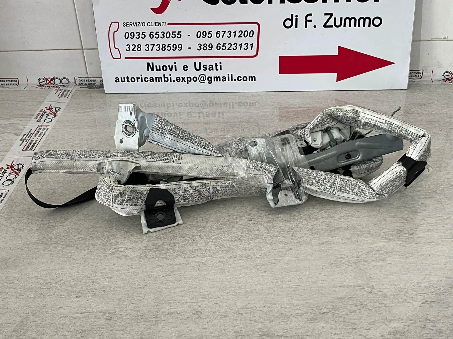 AIRBAG A TENDINA LATERALE PASSEGGERO con codice 30380660D da BMW X3 1° Serie (04>10)
