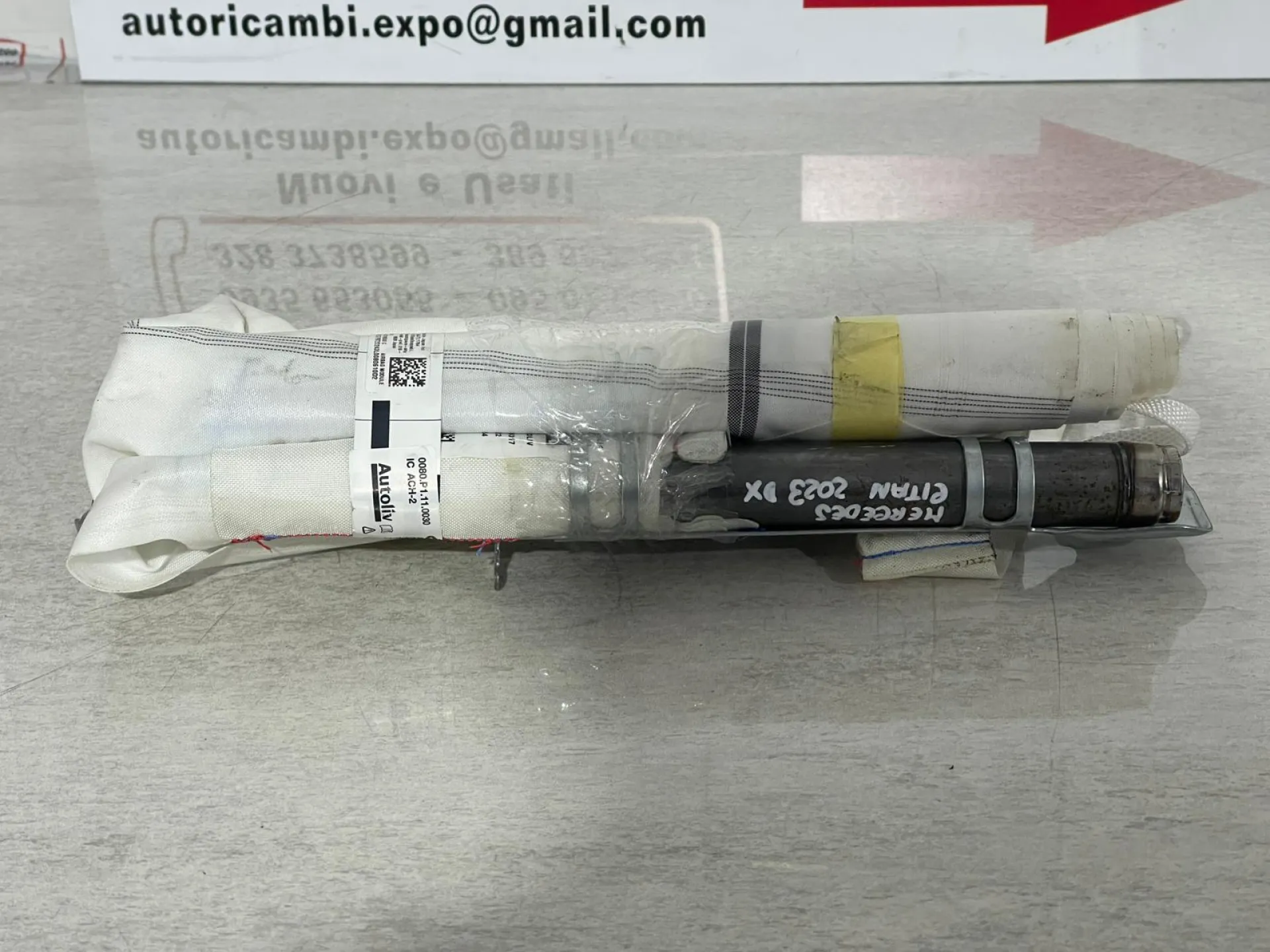AIRBAG A TENDINA LATERALE PASSEGGERO con codice 647979500 da MERCEDES Citan W420 Serie (21>)