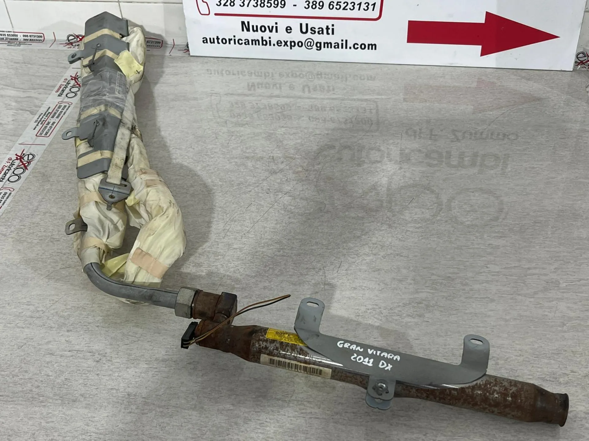 AIRBAG A TENDINA LATERALE PASSEGGERO SUZUKI Grand Vitara JB 7645065J00000 con codice motore F9Q (06>)