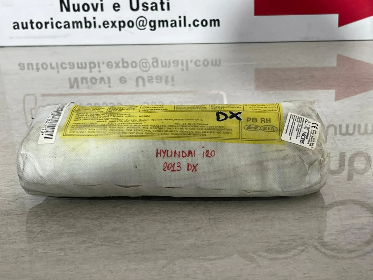 AIRBAG SEDILE DESTRO con codice 0499-P1-000018 da HYUNDAI i20 1° Serie (08>14)