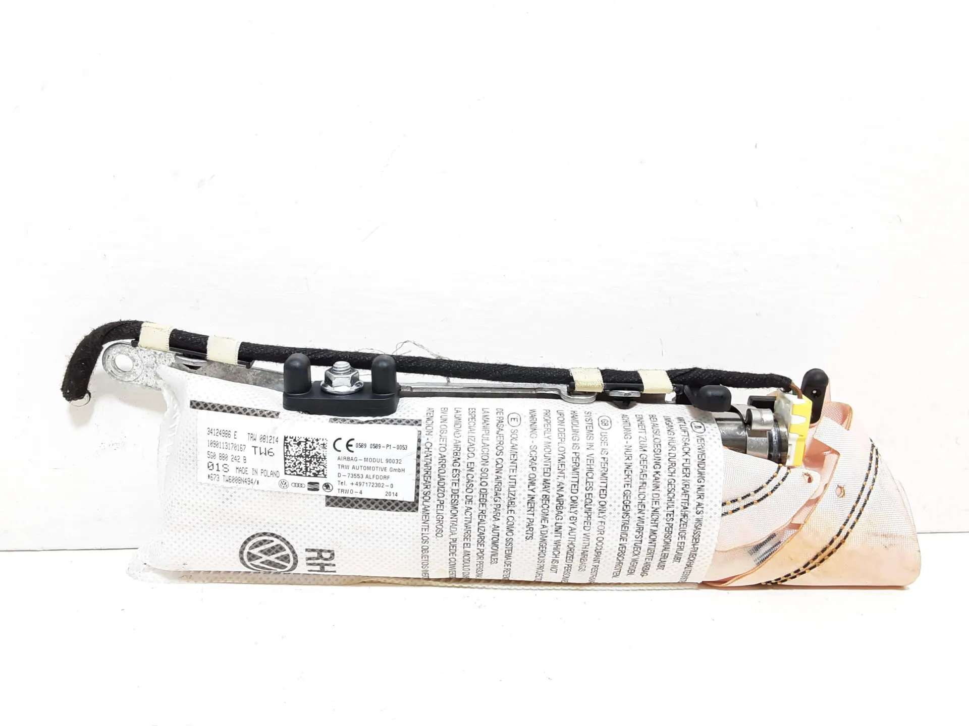 AIRBAG SEDILE DESTRO con codice 5G0880242B da VOLKSWAGEN Golf 7 Berlina (12>)