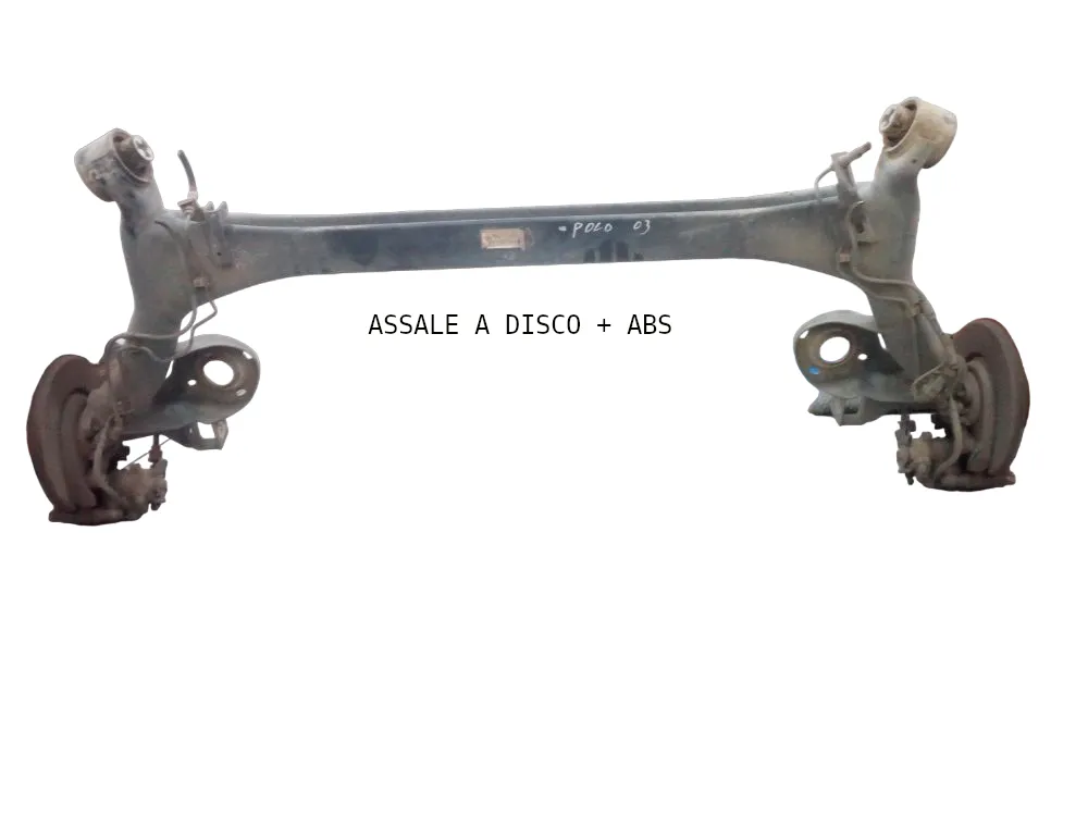PONTE POSTERIORE VOLKSWAGEN Polo 4° Serie 6Q0500051AQ con codice motore BBY/BBY Benzina 1400 (01>09)