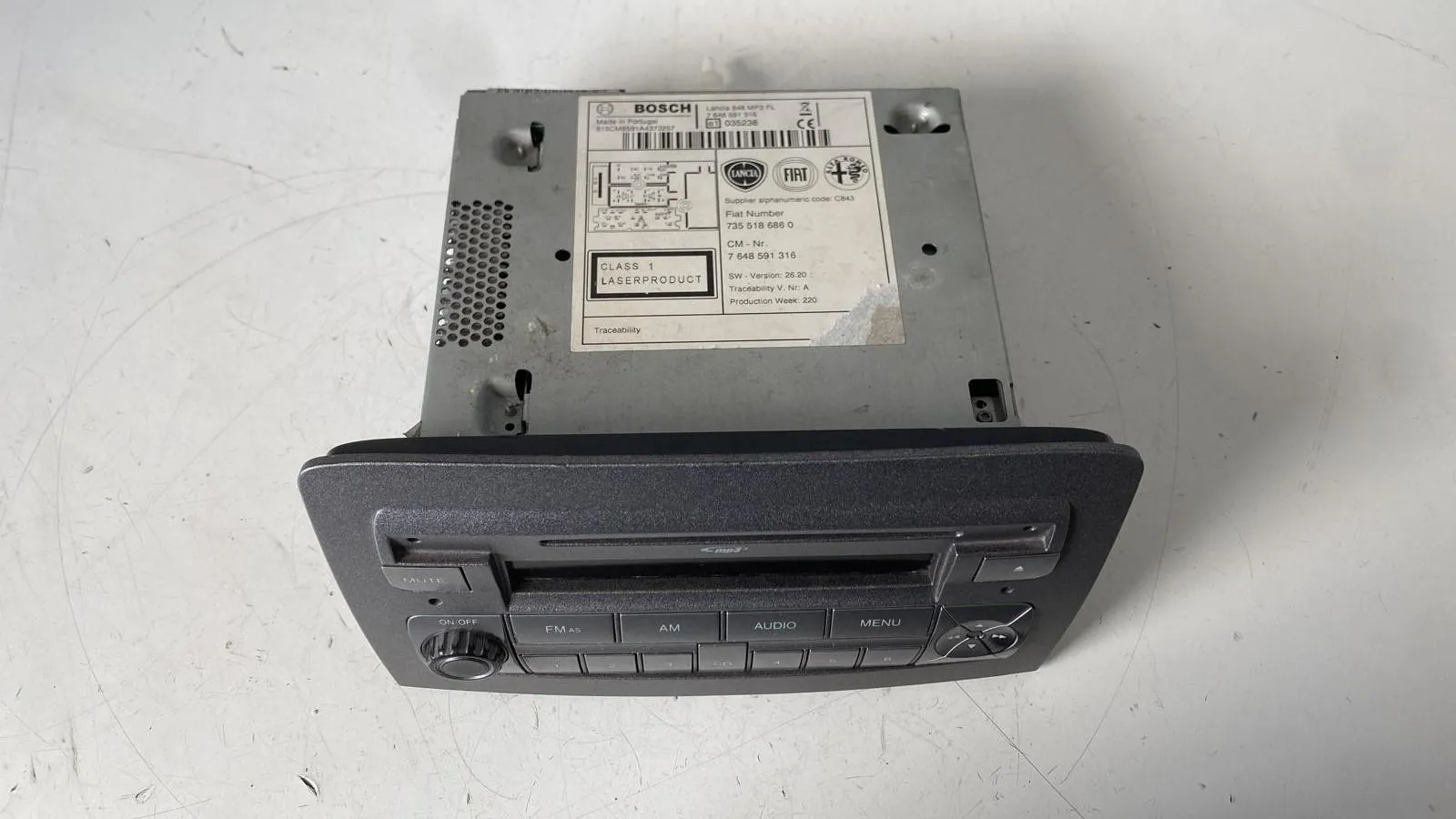 AUTORADIO con codice 735518686 0 da LANCIA Musa 2° Serie (07>)