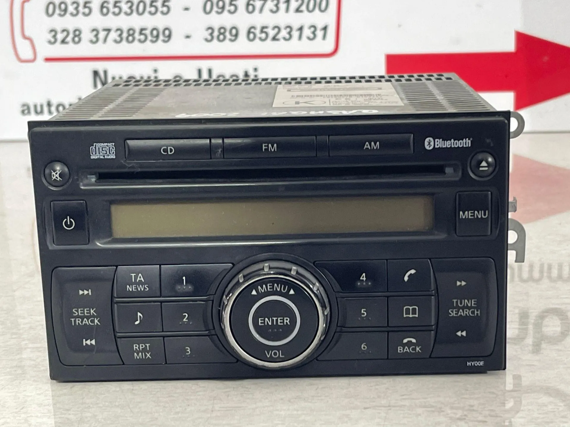 AUTORADIO con codice 28185 JD00A da NISSAN Qashqai 1° Serie (06>09)