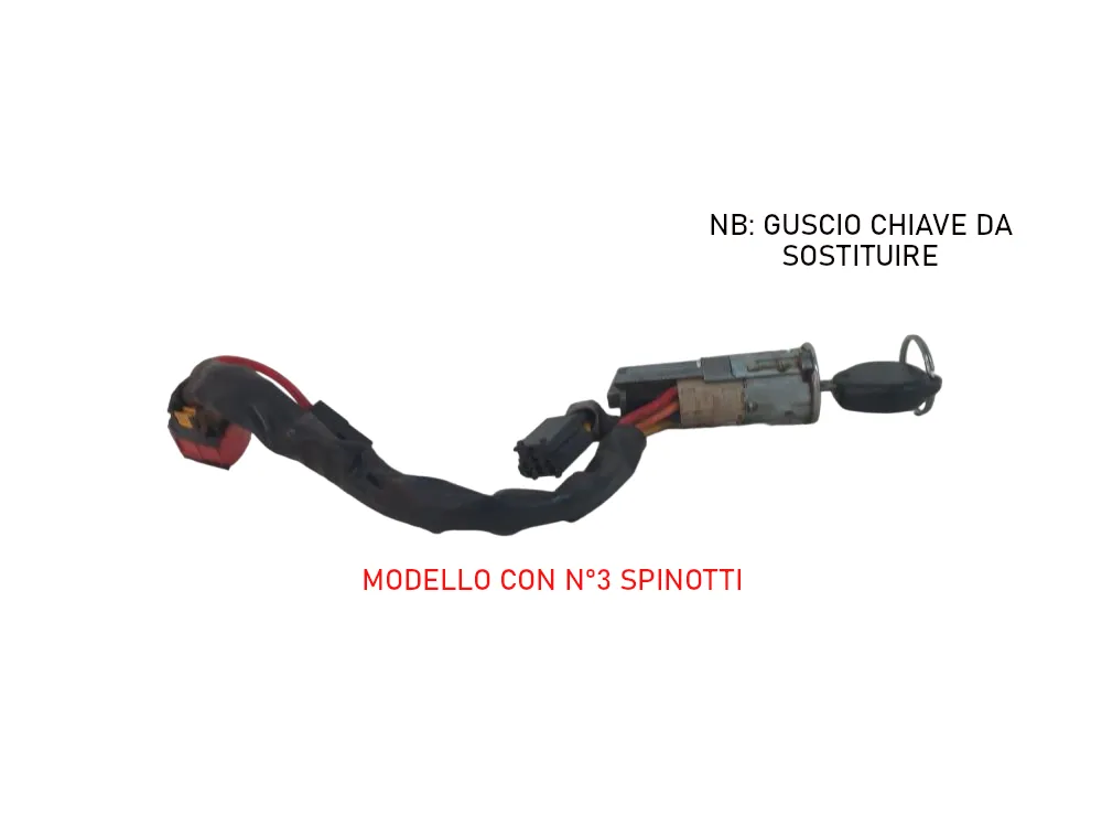 BLOCCHETTO D’ACCENSIONE CON CHIAVE con codice 4162Z1 da PEUGEOT 206 1° Serie con codice motore RHY/RHY Diesel 2000 (98>03)