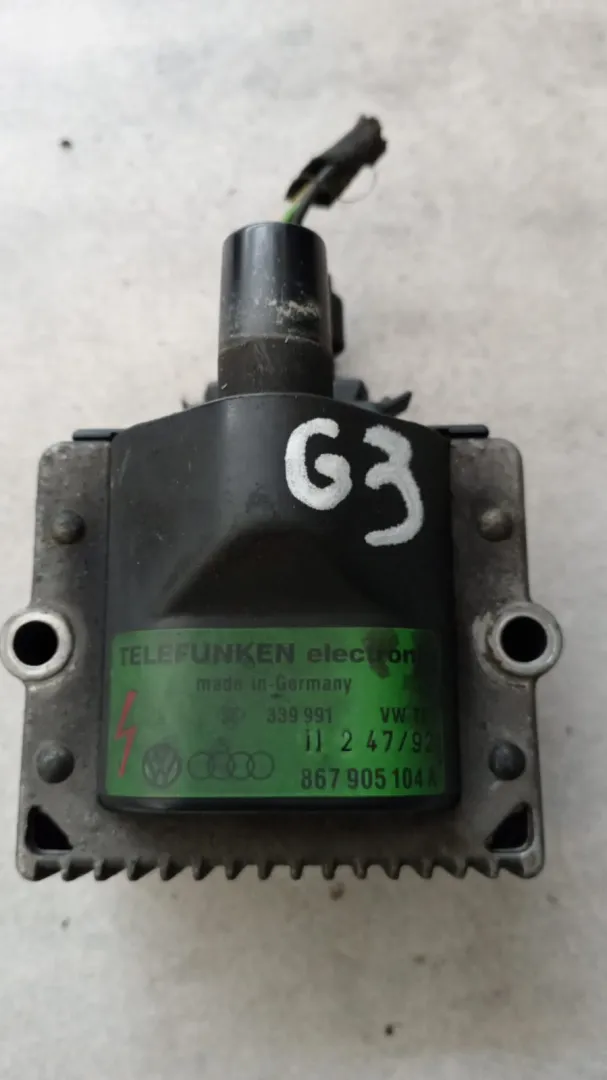 Bobina accensione VW Golf 3 1.6 B del 1993 CODICE RICAMBIO : 867905104A