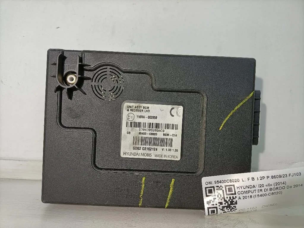 BODY COMPUTER HYUNDAI i20 Serie 95400-C8020 D3FA (12>18)