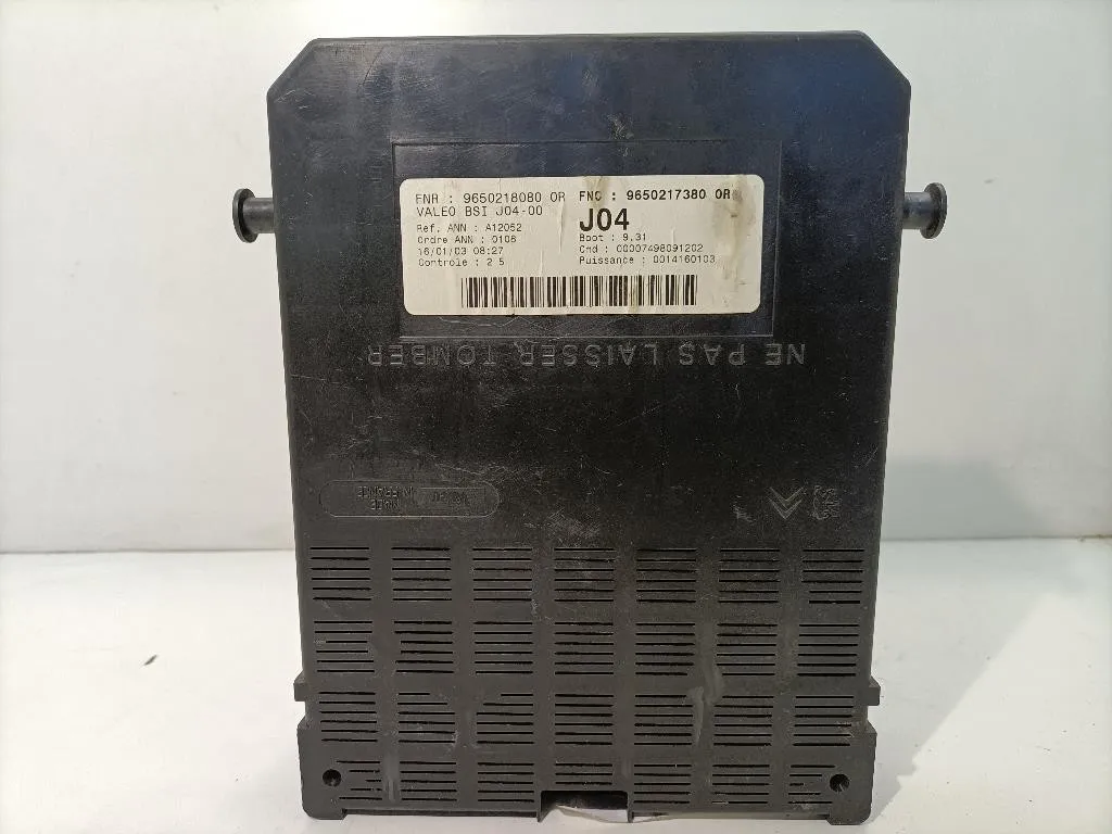 BODY COMPUTER PEUGEOT 307 Berlina 9650218080 DW10TD (01>05)