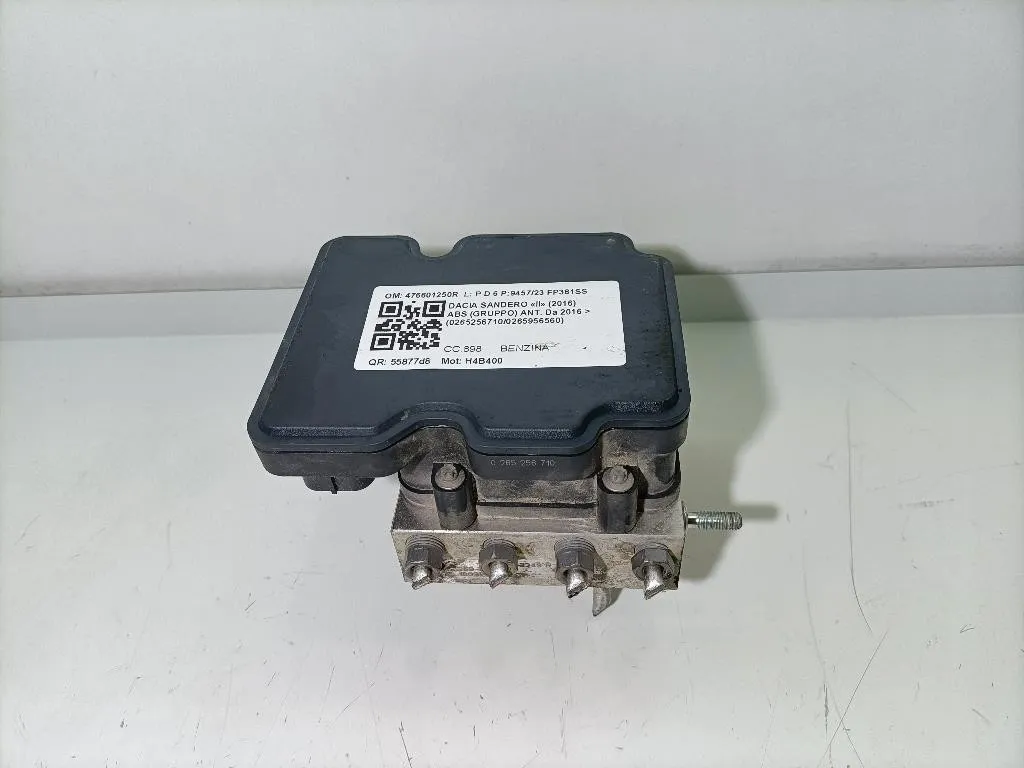 CENTRALINA ABS DACIA Sandero Serie II 0265256710/0265956560 H4B400 benzina 898 (12>20)