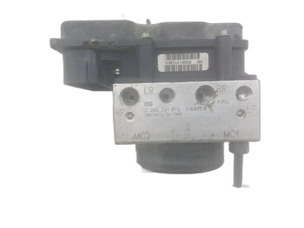 CENTRALINA ABS con codice 0265231972 51801319 da FIAT 500 Serie 169A1000 diesel 1248 (07>14)