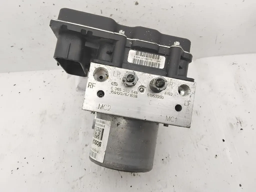 CENTRALINA ABS con codice 0265252548 51953230 da FIAT 500 Serie 169A4000 bifuel/gas 1242 (07>14)