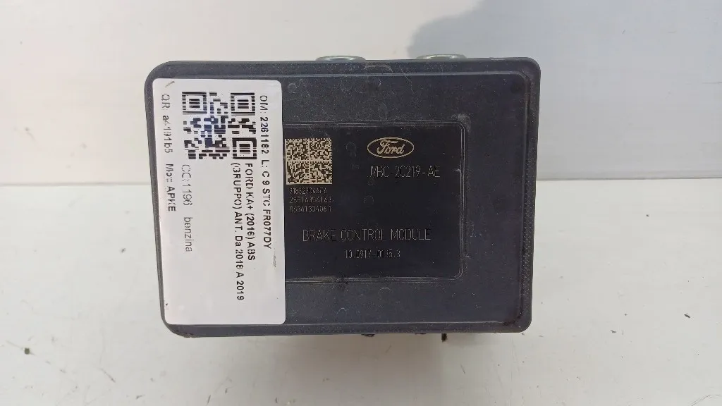 CENTRALINA ABS FORD Ka Ka+ Serie 2261182 APKE benzina 1196 (16>20)