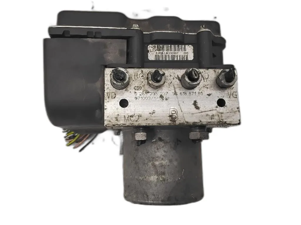 CENTRALINA ABS con codice 0265235237 9661887180 da PEUGEOT 307 Cabrio 2° Serie TU5JP4 benzina 1587 (05>)