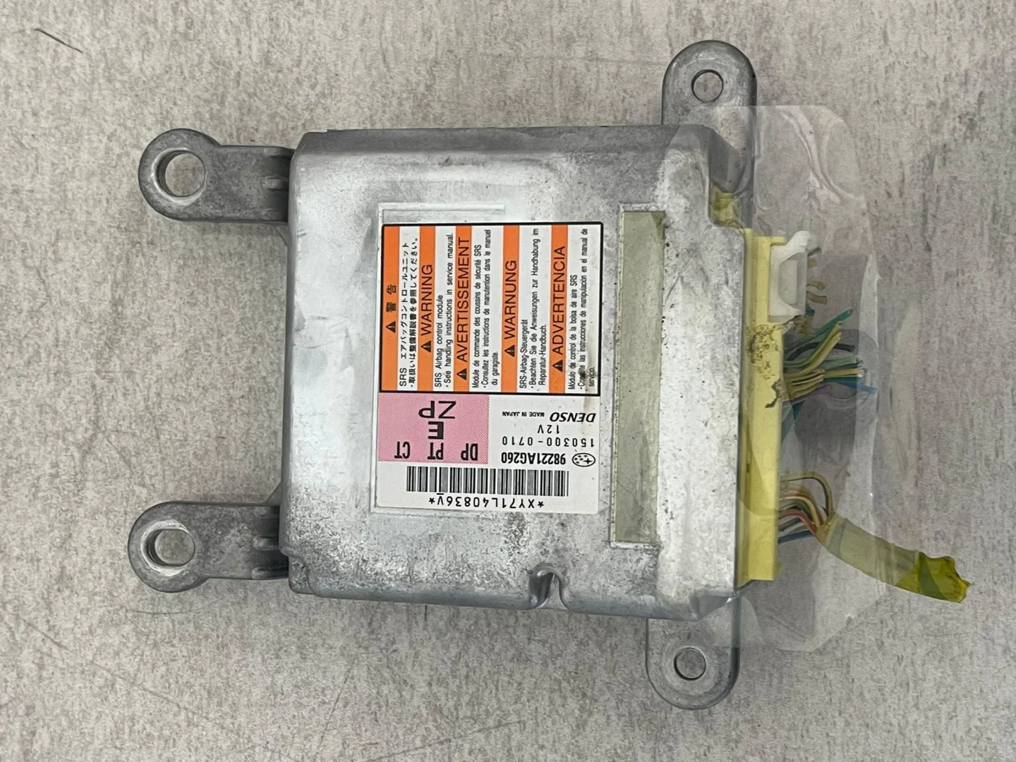 CENTRALINA AIRBAG con codice 98221AG260 da SUBARU Legacy Berlina 4° Serie (03>09)