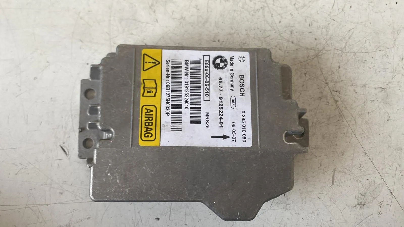 CENTRALINA AIRBAG con codice 65.77-912522401 da BMW Serie 1 Serie (E87) (07>)