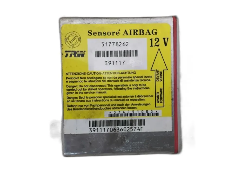 CENTRALINA AIRBAG con codice 51778262 da FIAT Panda 2° Serie (03>10)
