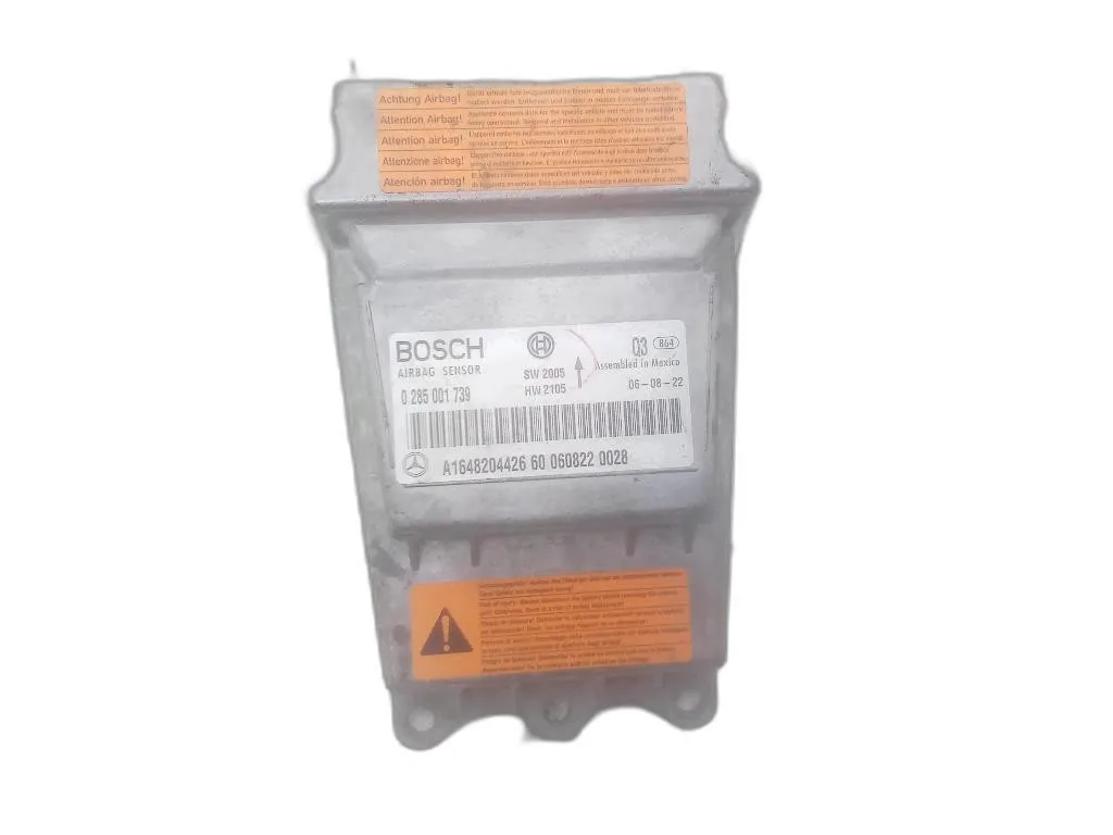 CENTRALINA AIRBAG con codice 0285001739 A1648204526 da MERCEDES Classe R W251 (05>)
