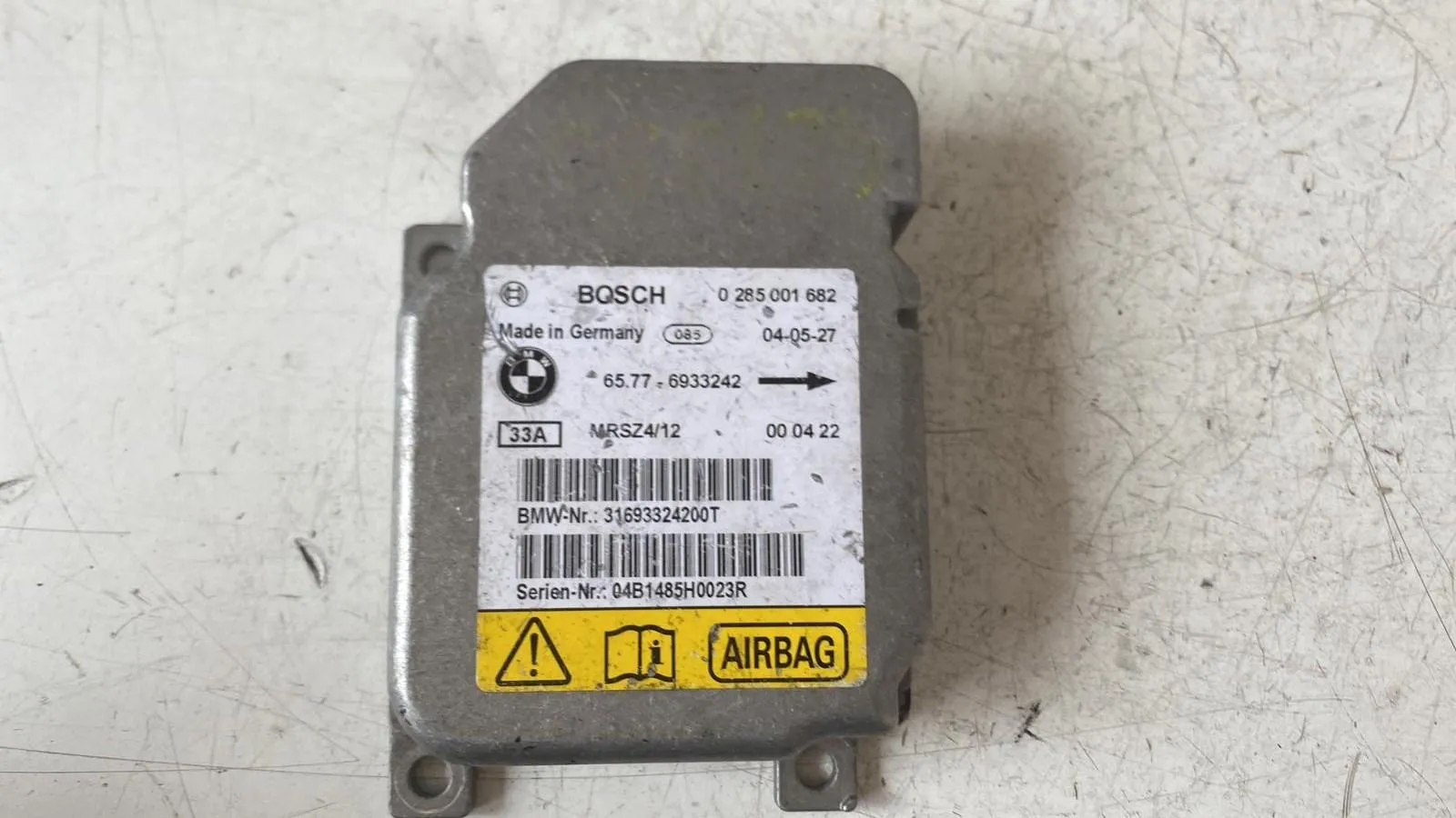 CENTRALINA AIRBAG con codice 6577-6933242 da MINI Cooper 1° Serie (00>06)