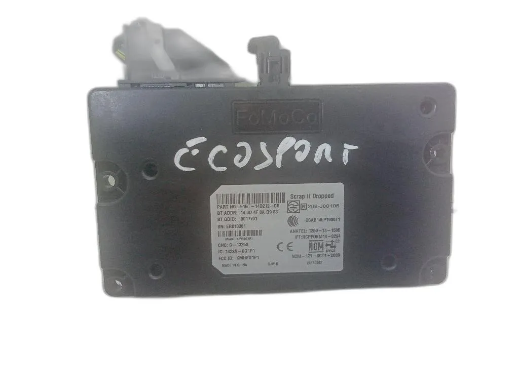 CENTRALINA BLUE & ME con codice E1BT-14D212-CB da FORD EcoSport Serie UGJE diesel 1499 (12>)