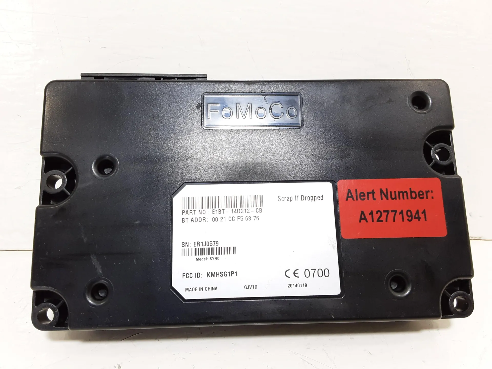 CENTRALINA BLUETOOTH TELEFONO con codice E1BT14D212CB da FORD EcoSport Serie (12>)