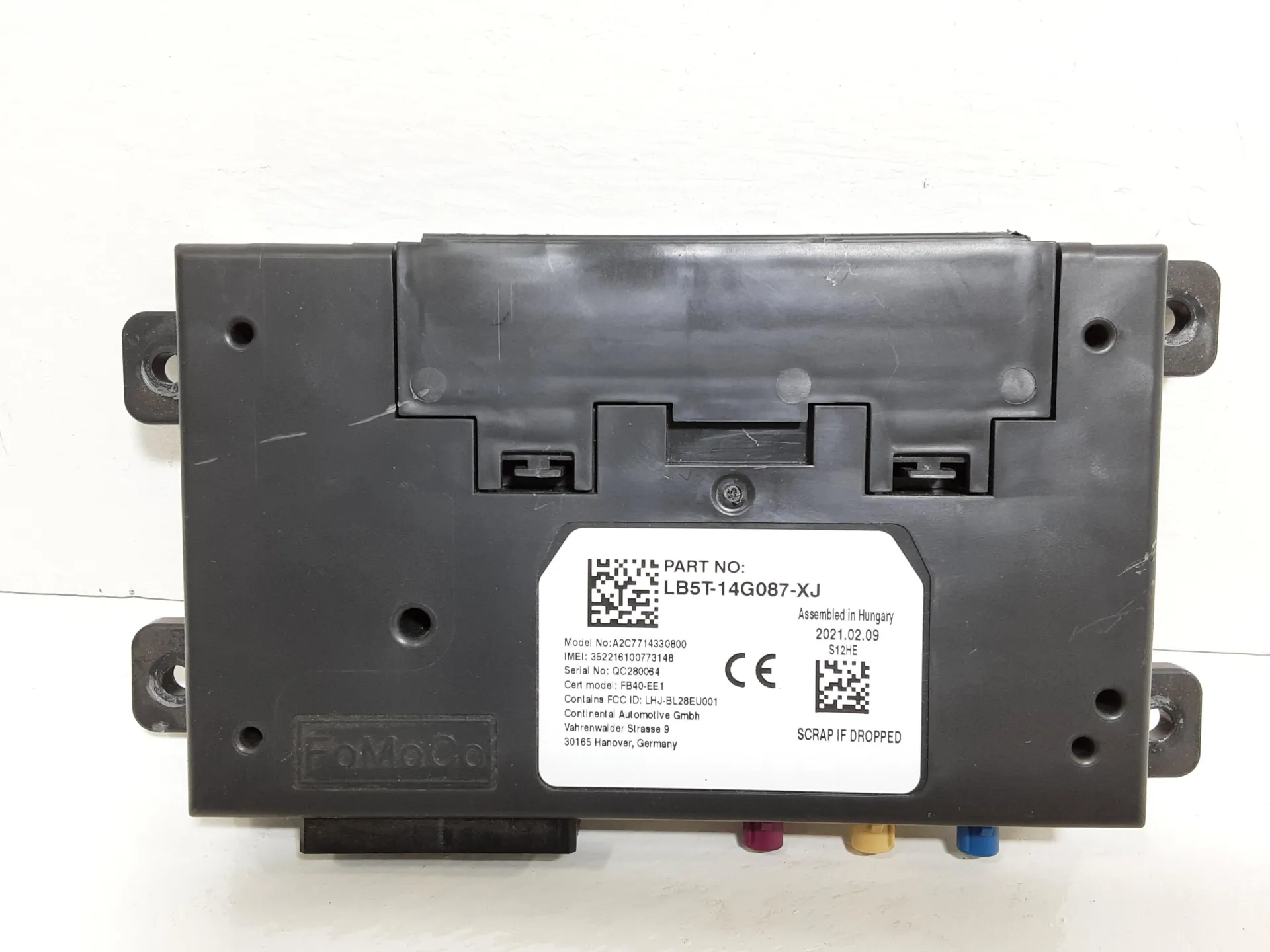 CENTRALINA BLUETOOTH TELEFONO con codice LB5T14G087XJ da FORD Puma Serie (19>)