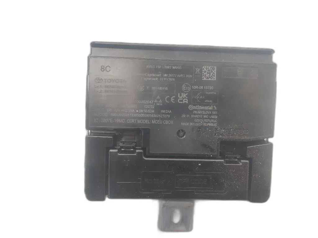 CENTRALINA BLUETOOTH TELEFONO con codice A3C1203070000 86740-F4140 da TOYOTA C-HR Serie (23>)