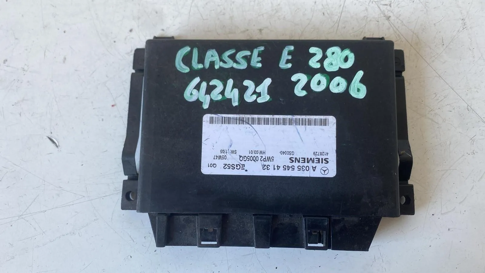 CENTRALINA CAMBIO AUTOMATICO con codice A0355454132 da MERCEDES Classe E Berlina W211 Diesel 3000 (02>07)