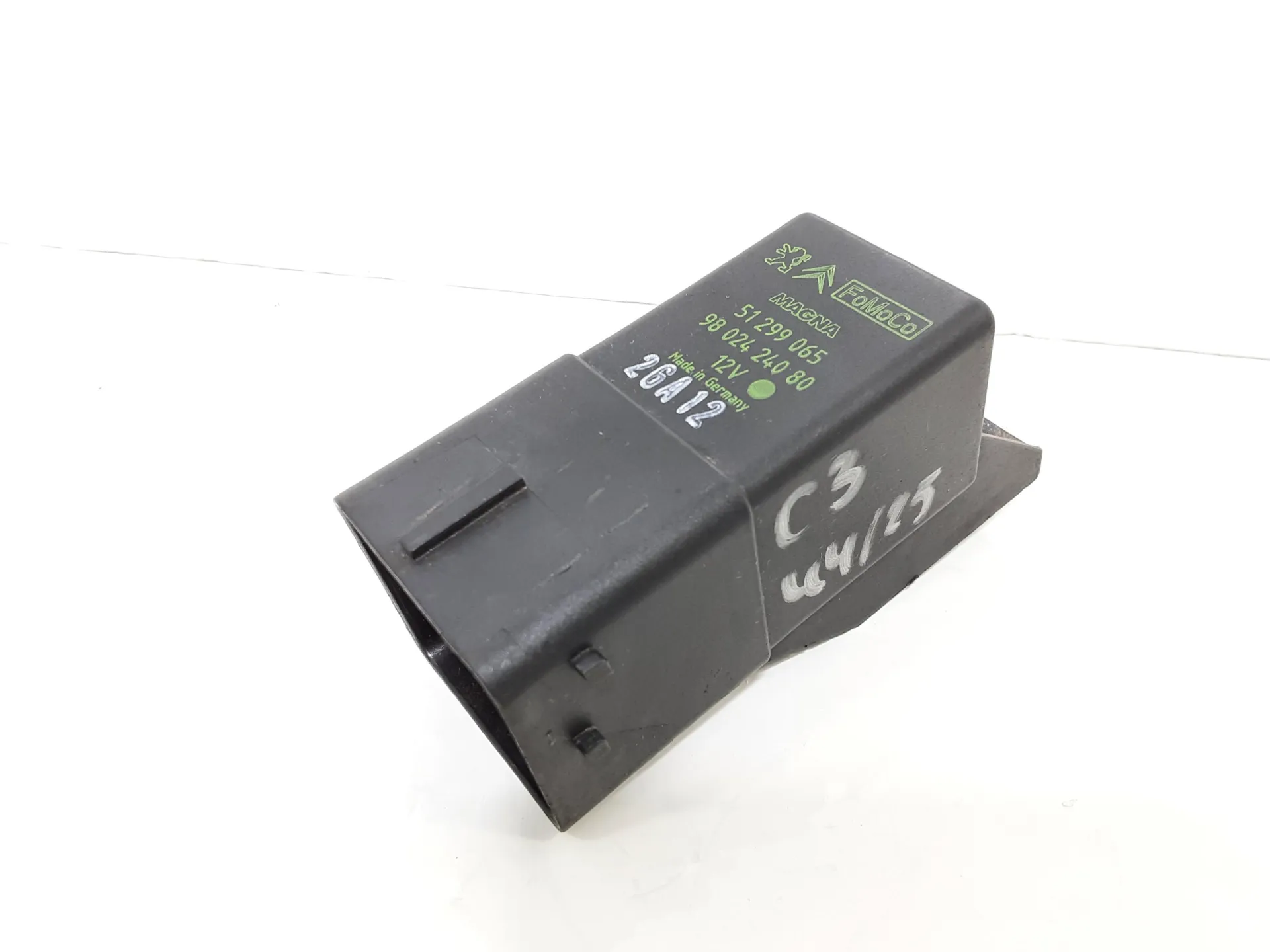 CENTRALINA CANDELETTE con codice 9802424080 da CITROEN C3 Serie 8HR (DV4C), 8HZ (DV4TD) Diesel 1400 (09>15)