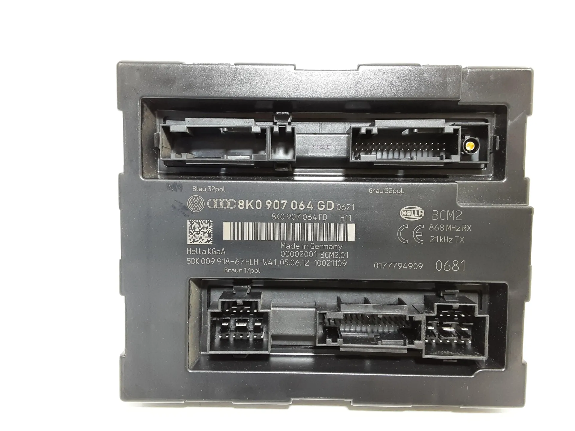 CENTRALINA COMFORT con codice 8K0907064GD da AUDI A4 Avant (8K5) CAGA, con codice motore CJC/CAGA, CJCA, CMEA, CMFAA, CMEA, CMFA Diesel 2000 (08>15)