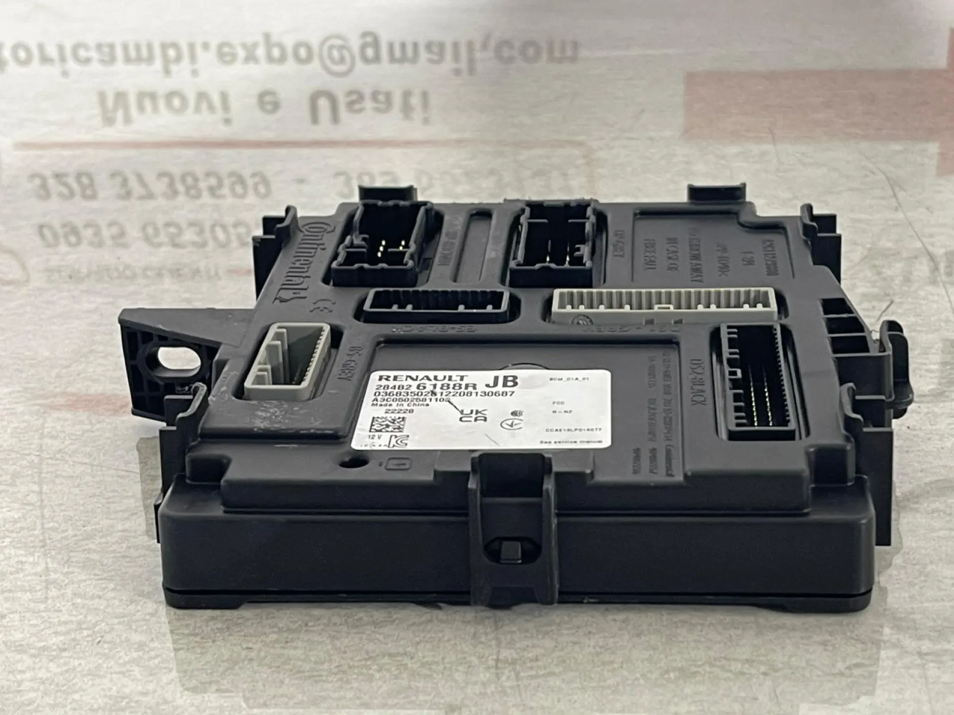 CENTRALINA COMFORT con codice 284B26188R da MERCEDES Citan W420 Serie con codice motore K9K U8 Diesel 1500