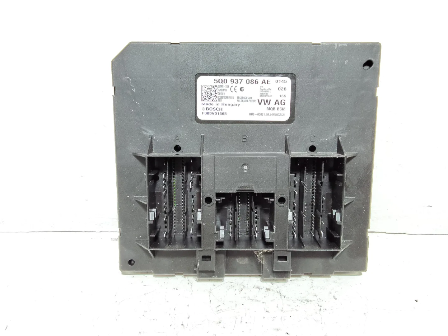 CENTRALINA COMFORT con codice 5Q0937086AE da SKODA Octavia S.Wagon 5° Serie (5E5) con codice motore CPW Bifuel/Gas 1400 (16>20)
