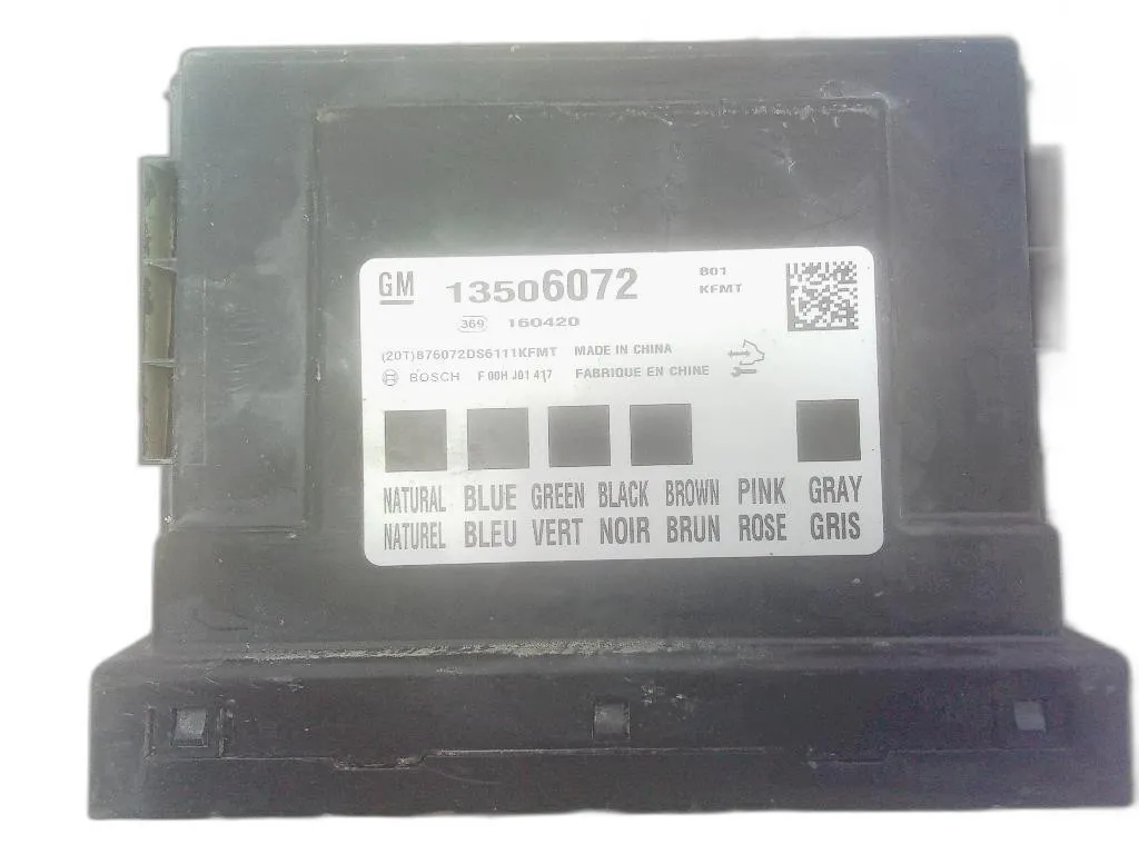CENTRALINA COMFORT con codice 13506072 da OPEL Corsa E 3° Serie B14XER OPT bifuel/gas 1398 (15>)