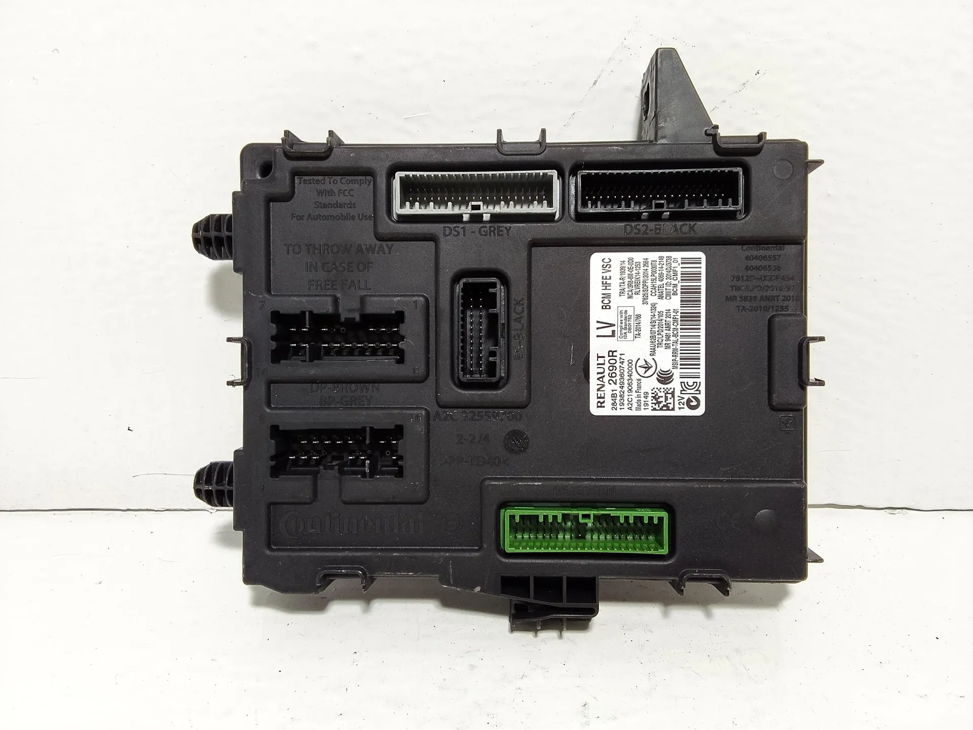 CENTRALINA COMFORT con codice 19382493607471 da RENAULT Kadjar Serie con codice motore H5HB4 Benzina 1300 (15>)