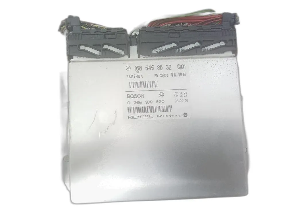 CENTRALINA ESP con codice 0265109630 1685453532Q01 da MERCEDES Classe A W168 2° Serie 668942 diesel 1689 (01>04)