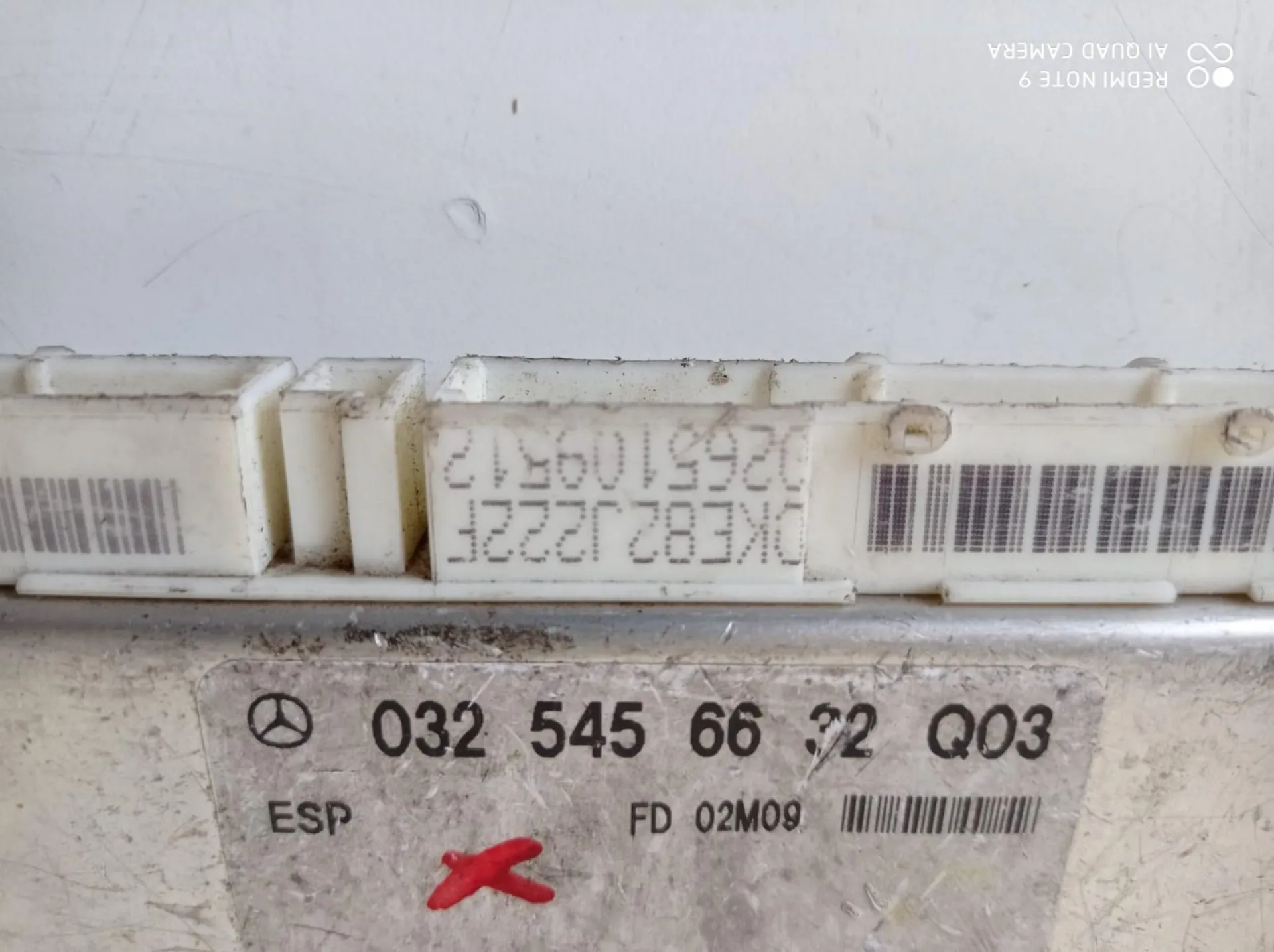 CENTRALINA ESP con codice 0265109512 da MERCEDES Classe E Berlina W211 2° Serie Diesel 2700 (07>)