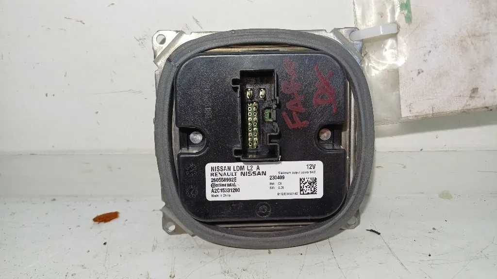 CENTRALINA FARI A LED NISSAN Juke Serie (F16) 260558992E/A2C15331200 HR16DE (19>)