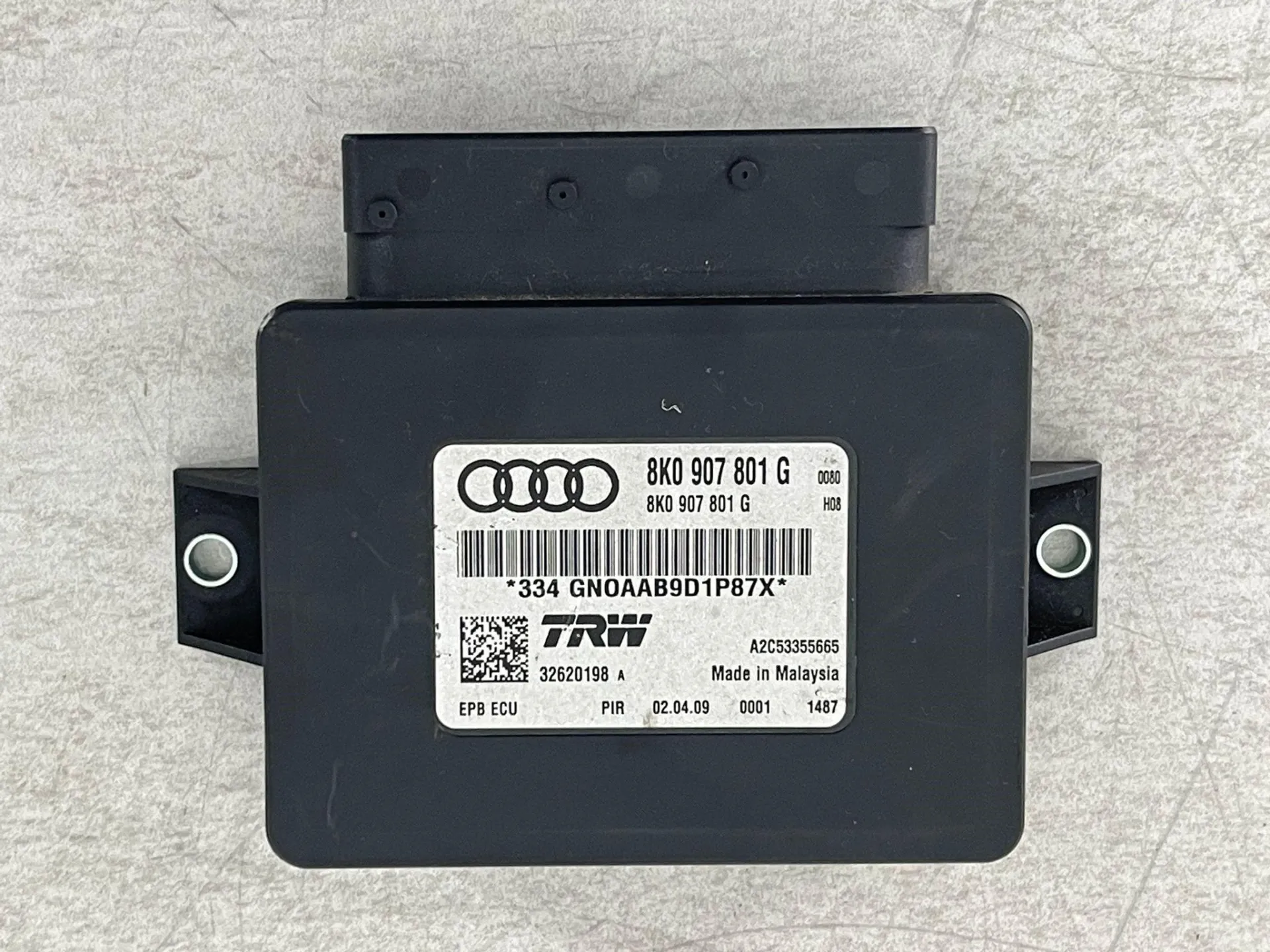 CENTRALINA FRENO STAZIONAMENTO con codice 8K0907801G da AUDI A4 Berlina con codice motore CAG Diesel 2000 (07>10)