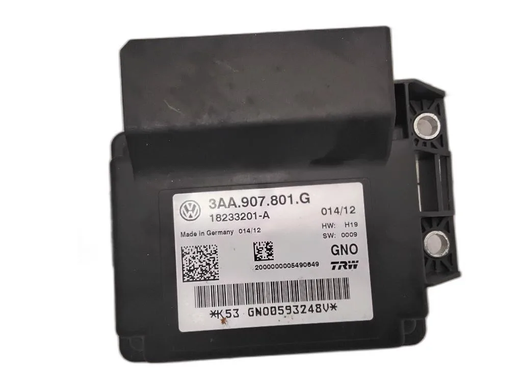 CENTRALINA FRENO STAZIONAMENTO con codice 3AA907801G da VOLKSWAGEN Passat Serie B8 (3G2, CB2) CFF diesel 1968 (14>)