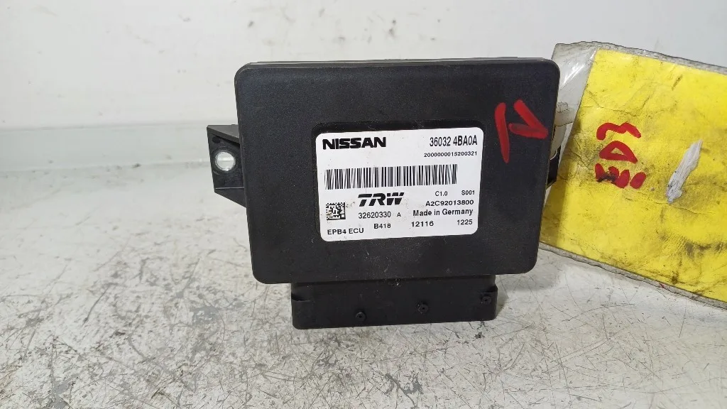 CENTRALINA FRENO STAZIONAMENTO NISSAN Qashqai Serie 360324BA0A K9K636 diesel 1461 (14>)