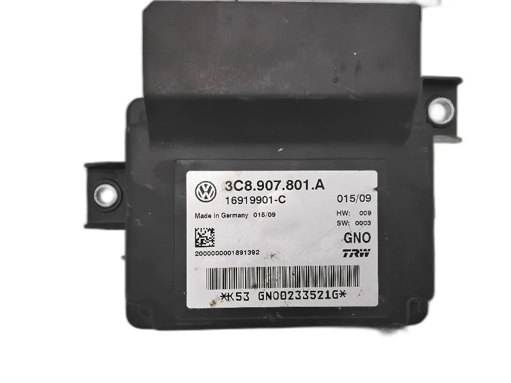 CENTRALINA FRENO STAZIONAMENTO con codice 3C8907801A da VOLKSWAGEN Passat Berlina 4° Serie CDGA bifuel/metano 1390 (05>10)