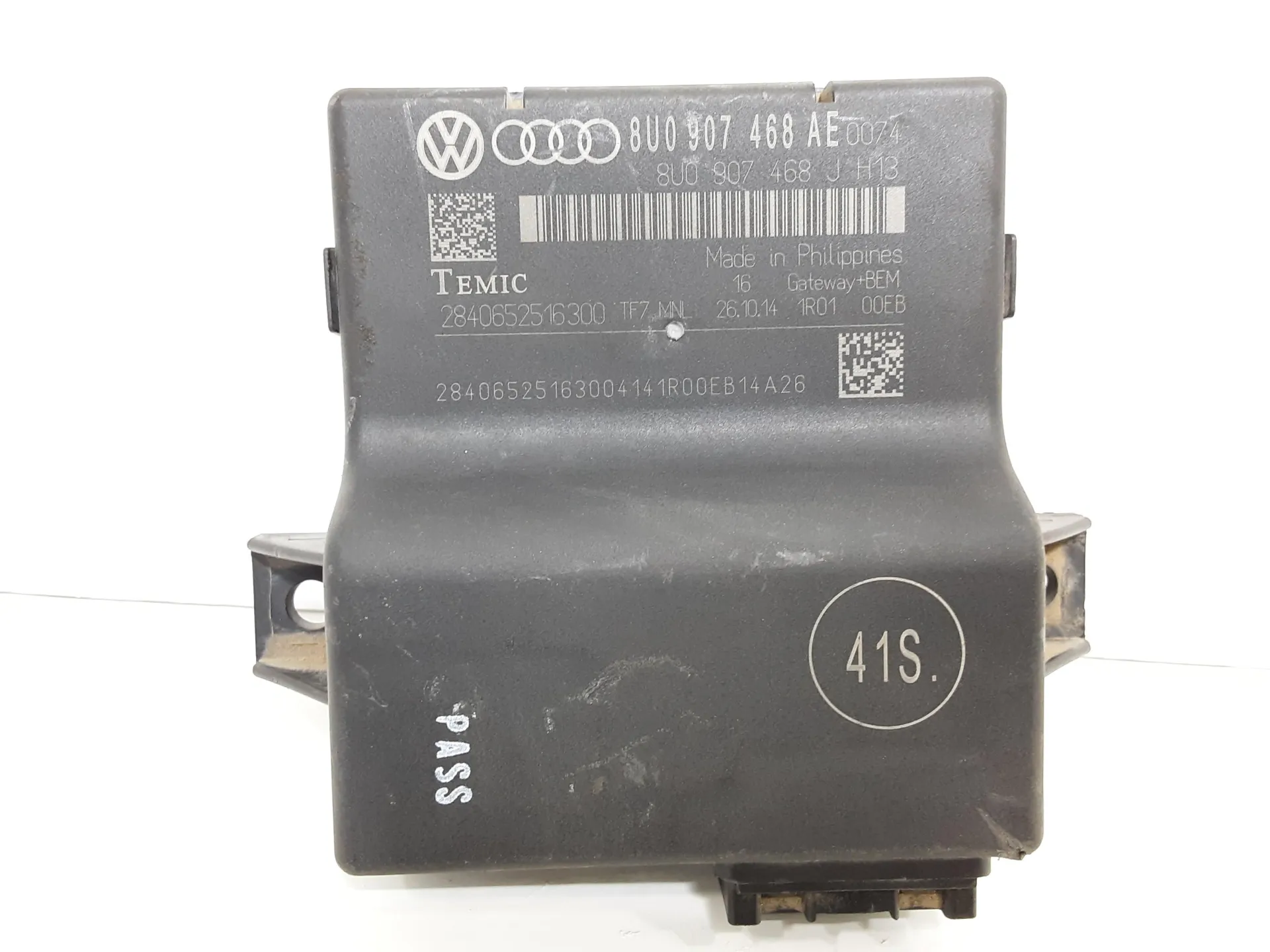 CENTRALINA GATEWAY con codice 8U0907468AE da AUDI Q3 Serie (8UG) con codice motore CFF/CFFB, CLJAB, CLJA Diesel 2000 (14>)